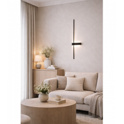 SIENINIS LED ŠVIESTUVAS ARCO 12W CCT JUODAS STEP DIM kaina