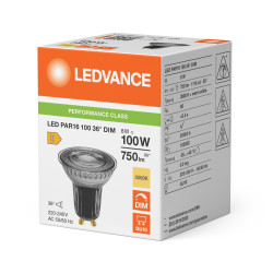 LED LEMPUTĖ LEDVANCE GU10 8W 3000K 36° dim kaina