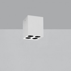 LUBINIS LED ŠVIESTUVAS INVISIBLE SQUARE 9W BALTAS kaina