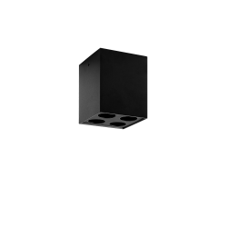 LUBINIS LED ŠVIESTUVAS INVISIBLE SQUARE 9W JUODAS