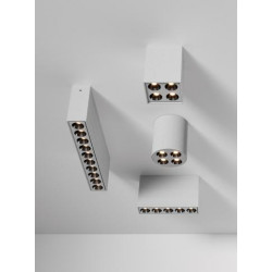 LUBINIS LED ŠVIESTUVAS INVISIBLE RECTANGULAR 24W JUODAS pigiau
