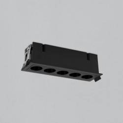 ĮLEIDŽIAMAS LED ŠVIESTUVAS INVISIBLE 12W JUODAS kaina