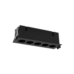 ĮLEIDŽIAMAS LED ŠVIESTUVAS INVISIBLE 12W JUODAS