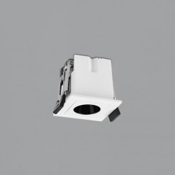 ĮLEIDŽIAMAS LED ŠVIESTUVAS INVISIBLE 3W BALTAS kaina