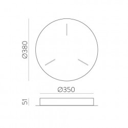 PAGRINDAS LOOP ŠVIESTUVAMS D38 300W DALI | PUSH JUODAS kaina