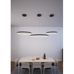 PAKABINAMAS LED ŠVIESTUVAS GRACE D98 89W JUODAS DALI | PUSH internetu