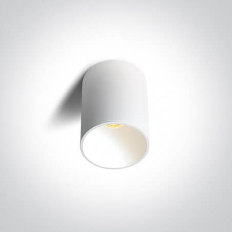 LUBINIS LED ŠVIESTUVAS ONE LIGHT 12106E/W/V 6W BALTAS