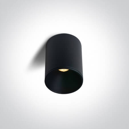 LUBINIS LED ŠVIESTUVAS ONE LIGHT 12106E/B/V 6W JUODAS
