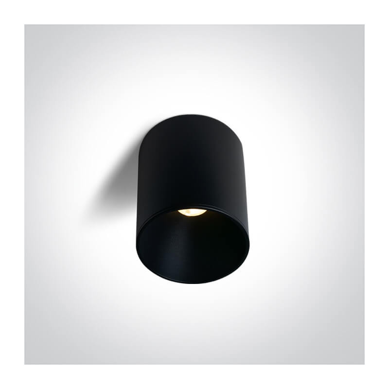 LUBINIS LED ŠVIESTUVAS ONE LIGHT 12112E/B/V 12W JUODAS