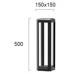 PASTATOMAS LED ŠVIESTUVAS BIOS H50 13W TAMSIAI PILKAS pristatymas