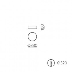 ĮLEIDŽIAMAS LED ŠVIESTUVAS ISIA D33 18W BALTAS TRIAC pristatymas