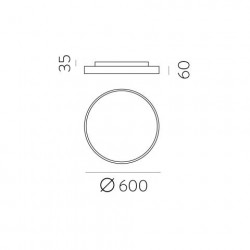 LUBINIS LED ŠVIESTUVAS LISBOA D60 61,5W BALTAS skubiai