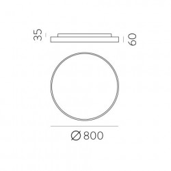 LUBINIS LED ŠVIESTUVAS LISBOA D80 86,5W BALTAS skubiai