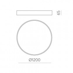 LUBINIS LED ŠVIESTUVAS LONDON 204W D120 BALTAS DALI | PUSH pigiau