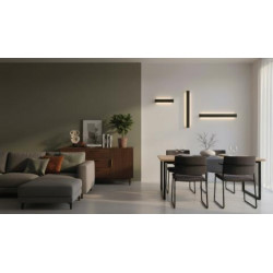 SIENINIS LED ŠVIESTUVAS FOSCA 10W L40 JUODAS internetu
