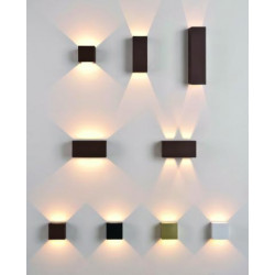 SIENINIS LED ŠVIESTUVAS KENDO H40 11W RUDAS skubiai