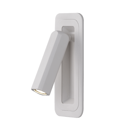 ĮLEIDŽIAMAS SIENINIS LED ŠVIESTUVAS ACB BOHEME 3W BALTAS E382610B