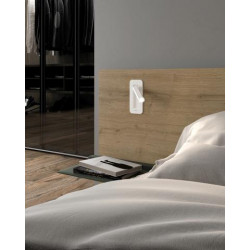 ĮLEIDŽIAMAS SIENINIS LED ŠVIESTUVAS BOHEME SWITCH 3W BALTAS kaina