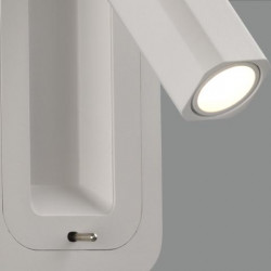 ĮLEIDŽIAMAS SIENINIS LED ŠVIESTUVAS BOHEME SWITCH 3W BALTAS pigiau