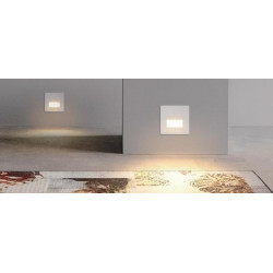 ĮLEIDŽIAMAS SIENINIS LED ŠVIESTUVAS SIGN SQUARE 1,5W BALTAS kaina