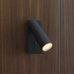 SIENINIS LED ŠVIESTUVAS PIPE 7W JUODAS kaina