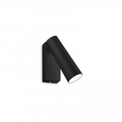 SIENINIS LED ŠVIESTUVAS PIPE 7W JUODAS