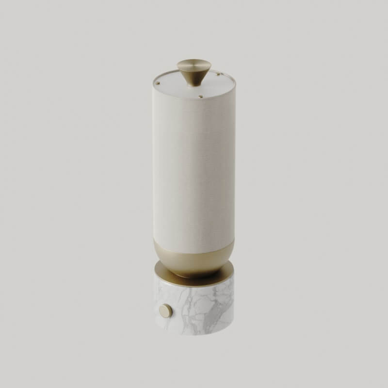 STALINIS ŠVIESTUVAS AROMAS GAMB BALTAS | ŽALVARIO SPALVOS S1358/ORO/BCO