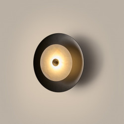 SIENINIS LED ŠVIESTUVAS COSS ALABASTER D40 21W JUODAS pigiau
