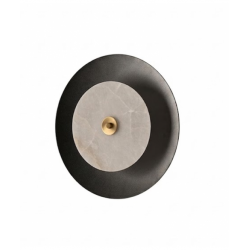 SIENINIS LED ŠVIESTUVAS COSS ALABASTER D40 21W JUODAS