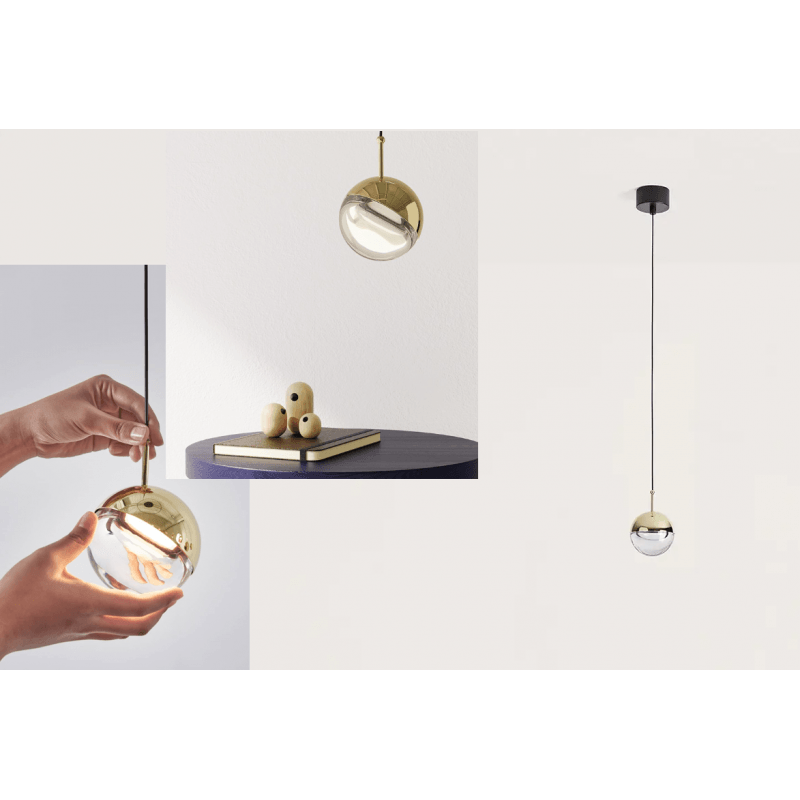 PAKABINAMAS LED ŠVIESTUVAS AROMAS DORA D10 6,5W AUKSO SPALVOS C1228