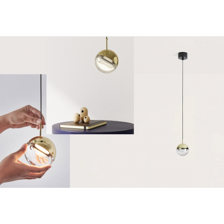 PAKABINAMAS LED ŠVIESTUVAS AROMAS DORA D10 6,5W AUKSO SPALVOS C1228