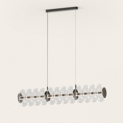 PAKABINAMAS LED ŠVIESTUVAS VITREE L105 30W JUODAS kaina