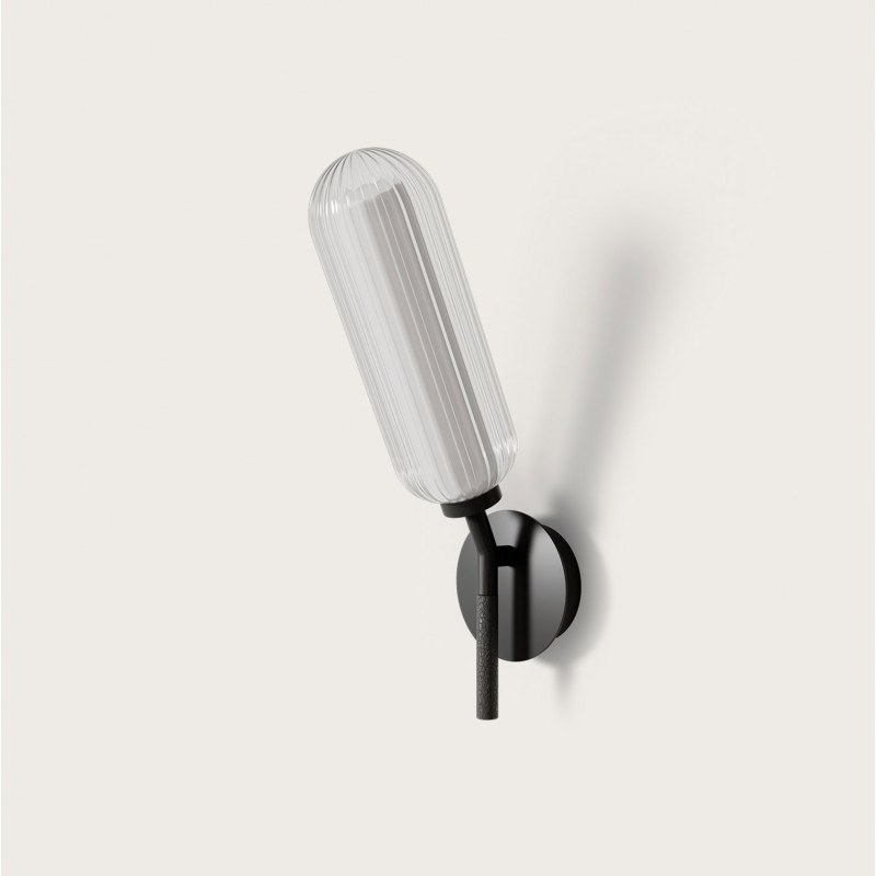 SIENINIS LED ŠVIESTUVAS AROMAS LARI 9W JUODAS A1333