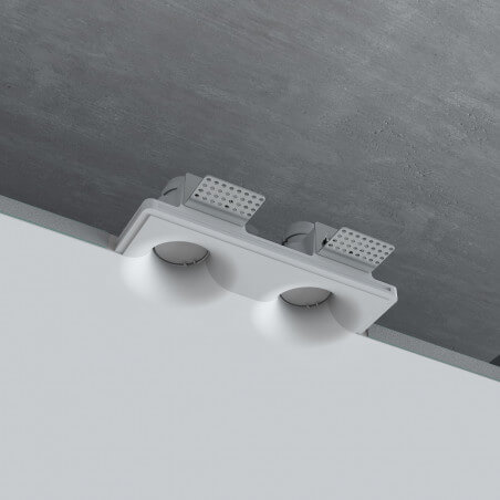 BERĖMIS PRIGLAISTOMAS ŠVIESTUVAS ROUND WAVE DOUBLE S LIGHT PLAN 1101-2S