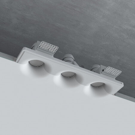 BERĖMIS PRIGLAISTOMAS ŠVIESTUVAS ROUND WAVE TRIPLE S LIGHT PLAN 1101-3S
