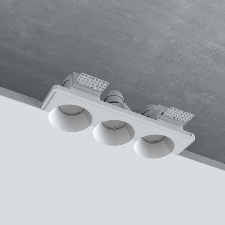 BERĖMIS PRIGLAISTOMAS ŠVIESTUVAS ROUND TRIPLE S LIGHT PLAN 1102-3S