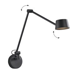SIENINIS LED ŠVIESTUVAS SAVINA 9W JUODAS
