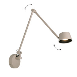 SIENINIS LED ŠVIESTUVAS SAVINA 9W KREMINĖS SPALVOS