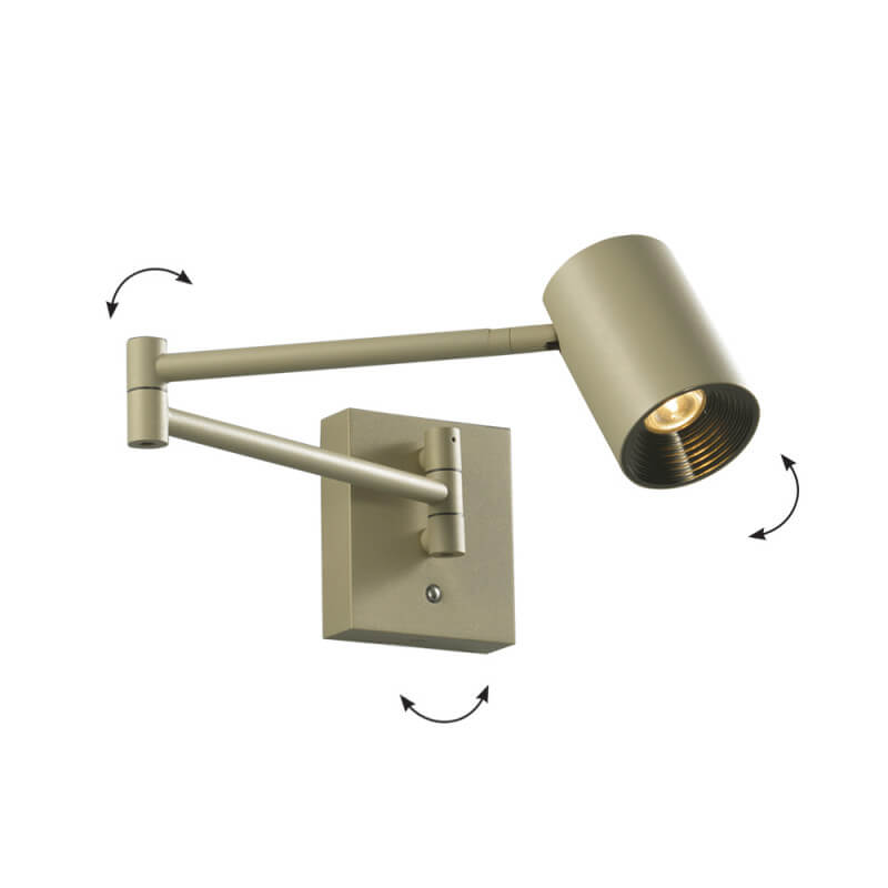 SIENINIS LED ŠVIESTUVAS VIOKEF MELINA LONG 8W ŽALIAS 4335301