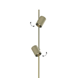 PASTATOMAS LED ŠVIESTUVAS MELINA 13W ŽALIAS kaina