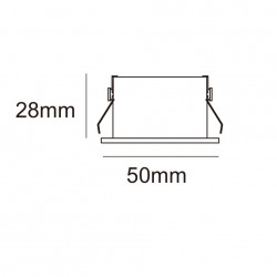ĮLEIDŽIAMAS ŠVIESTUVAS DEEP MINI 45 BALTAS kaina