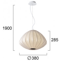 PAKABINAMAS ŠVIESTUVAS BOLA D38 BALTAS internetu