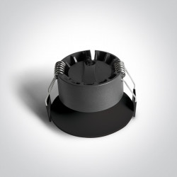 ĮLEIDŽIAMAS LED ŠVIESTUVAS 10107DX/B/V 7W CCT JUODAS kaina