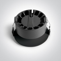 ĮLEIDŽIAMAS LED ŠVIESTUVAS 10112DX/B/V 12W CCT JUODAS kaina
