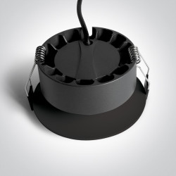 ĮLEIDŽIAMAS LED ŠVIESTUVAS 10118DX/B/V 18W CCT JUODAS kaina