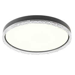 Lubinis LED ŠVIESTUVAS MONARCH D60 53W CCT JUODAS kaina