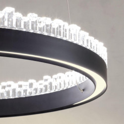PAKABINAMAS LED ŠVIESTUVAS MONARCH D40 40W CCT JUODAS pigiau