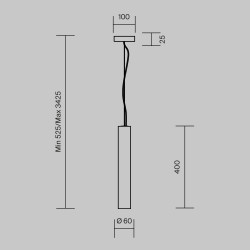 PAKABINAMAS LED ŠVIESTUVAS BASIC TEXTURE D6 5W BALTAS pristatymas