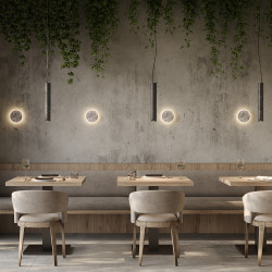 PAKABINAMAS LED ŠVIESTUVAS BASIC TEXTURE D6 5W JUODAS pristatymas