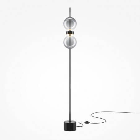 PASTATOMAS LED ŠVIESTUVAS MAYTONI DOUBLE MOON 15W DŪMINTO STIKLO SPALVOS MOD478FL-L15B3K